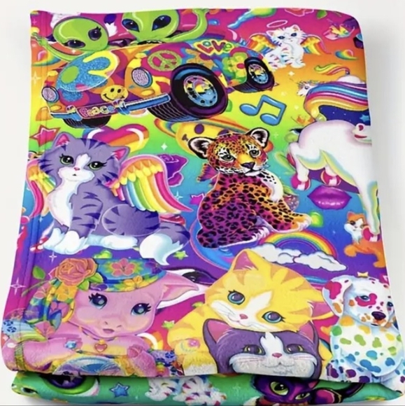 Lisa Frank Blanket - Picture 2 of 2